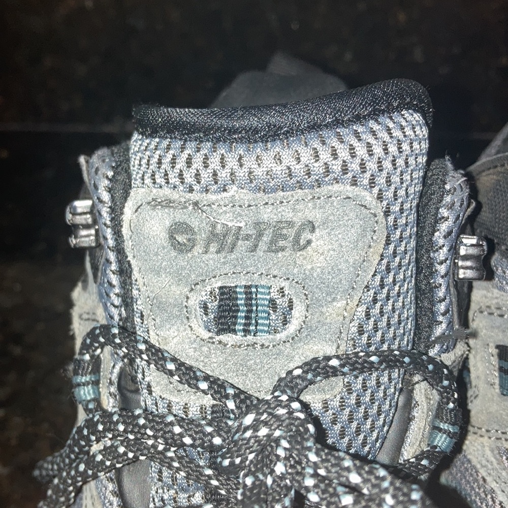 Hi Tec 8D Hiking Mountain Grey Black Shoes - Picture 4 of 10